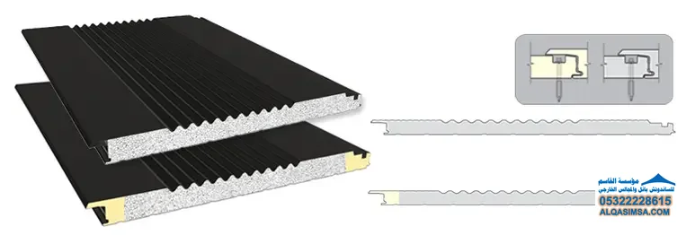 ساندويتش بانل بوليسترين 5 سم للأسقف