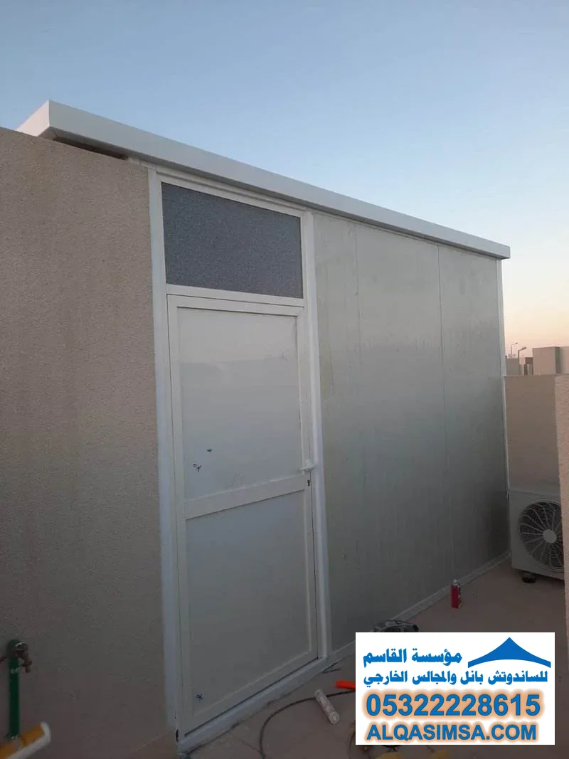 سعر المتر حسب مقاس وسماكة الساندوتش بانل