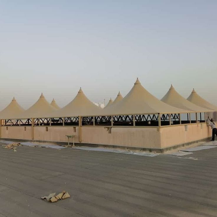 مظلات مدارس ممرات الطلاب - تصميم آمن ومتين